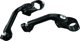 Kuryakyn Tour Tech 6in Back Arms With 1-1/4in Clamps Without Pegs Black - Powersports Haven