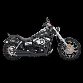 Vance & Hines Harley Davidson 08-17 Dyna / Fatbob/ Wide Glide Twin Slash 3in Slip-On Exhaust - Powersports Haven