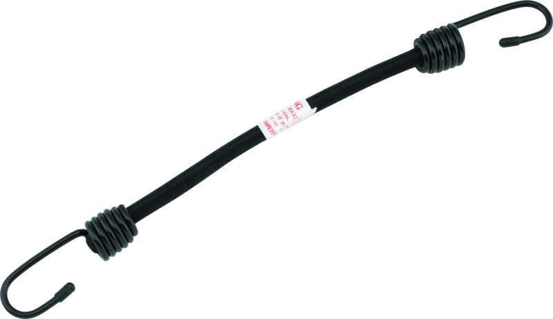 BikeMaster Bungee 12in Heavy Duty 2 Hook Black - Powersports Haven