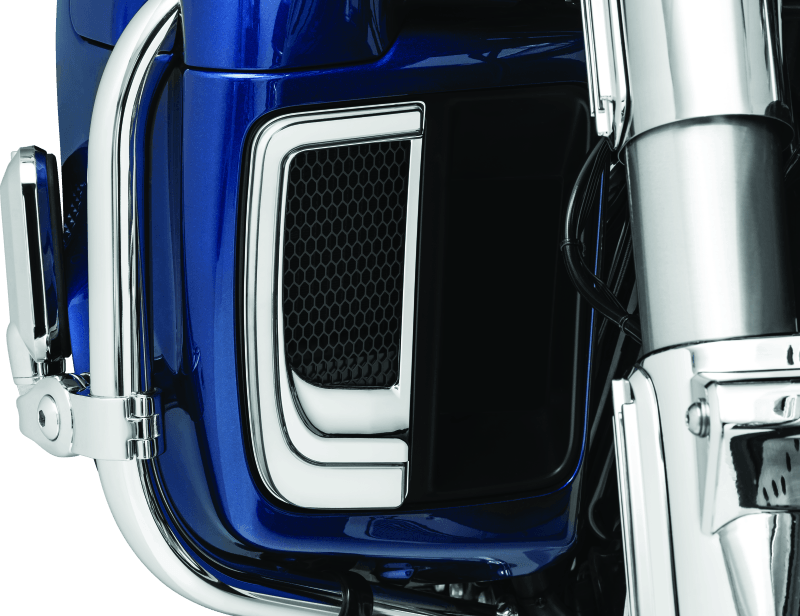 Kuryakyn Tracer Lower Fairing Grill Chrome - Powersports Haven