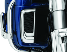Load image into Gallery viewer, Kuryakyn Tracer Lower Fairing Grill Chrome - Powersports Haven