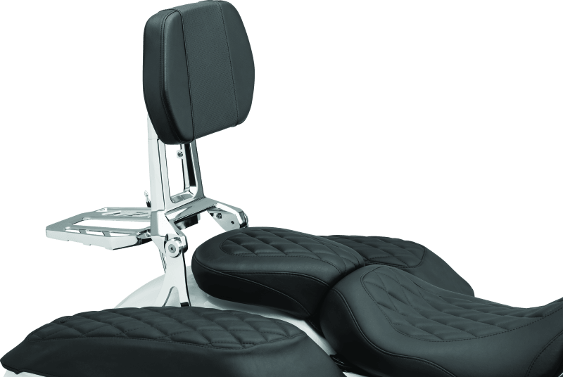 Kuryakyn Neo Driver & Passenger Backrest Chrome - Powersports Haven