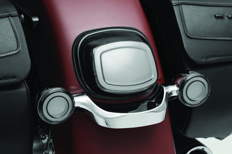 Kuryakyn Tracer L.E.D. Front Turn Signal Insert, Red Light, Smoke Lens 1156 - Powersports Haven