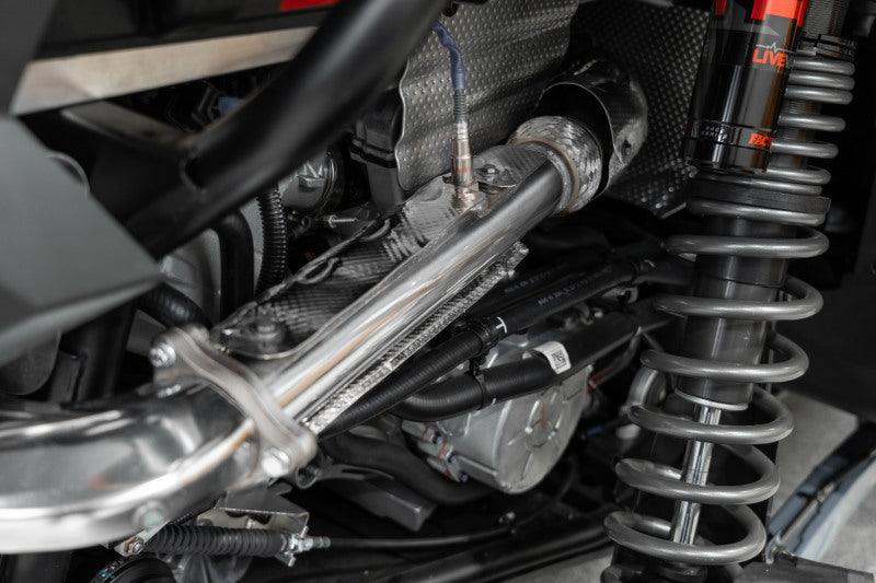 MBRP 16-21 Polaris RZR XP Turbo / 18-21 RZR XP S / 22 RZR R 2.5in Direct Bolt-On Front Pipe - Powersports Haven
