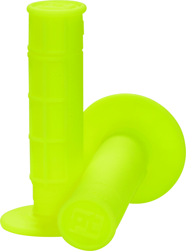 ProTaper 1/2 Waffle Grips - Neon Yellow - Powersports Haven