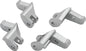 Kuryakyn Floorboard Relocator Brackets 97-16 Touring Chrome - Powersports Haven