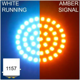 Letric Lighting Bullet Styl Insrt 1157 H/L Amb - Powersports Haven