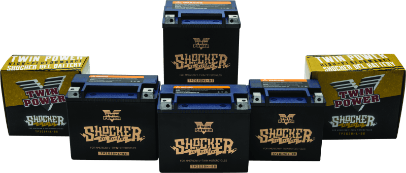 Twin Power YTX-14L Shocker Gel Battery Replaces H-D 65958-04 220 CCA - Powersports Haven