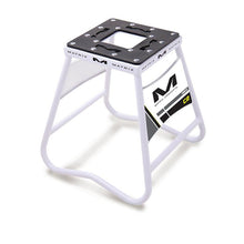 Load image into Gallery viewer, Matrix Concepts C2 Steel Stand with Nameplate - White - Powersports Haven