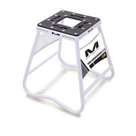 Matrix Concepts C2 Steel Stand with Nameplate - White - Powersports Haven