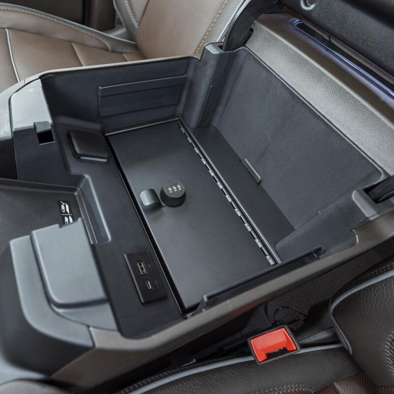 Tuffy Console Safe W/ Combo Lock For Chevrolet Silverado W/ Wireless Charging Pad Console - Powersports Haven