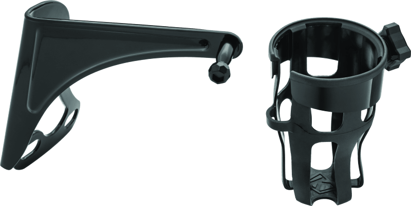 Kuryakyn Reflex Drink Holder-Passenger Mount Black - Powersports Haven