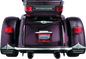 Kuryakyn Rear Mud Flaps For Trikes Chrome - Powersports Haven