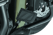 Load image into Gallery viewer, Kuryakyn Riot Brake Pedal Pad FL Models Satin Black - Powersports Haven