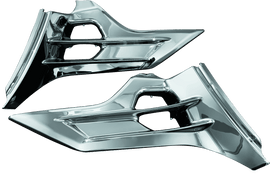Kuryakyn Louvered Battery Box Covers 12-17 Honda GL1800 Chrome - Powersports Haven