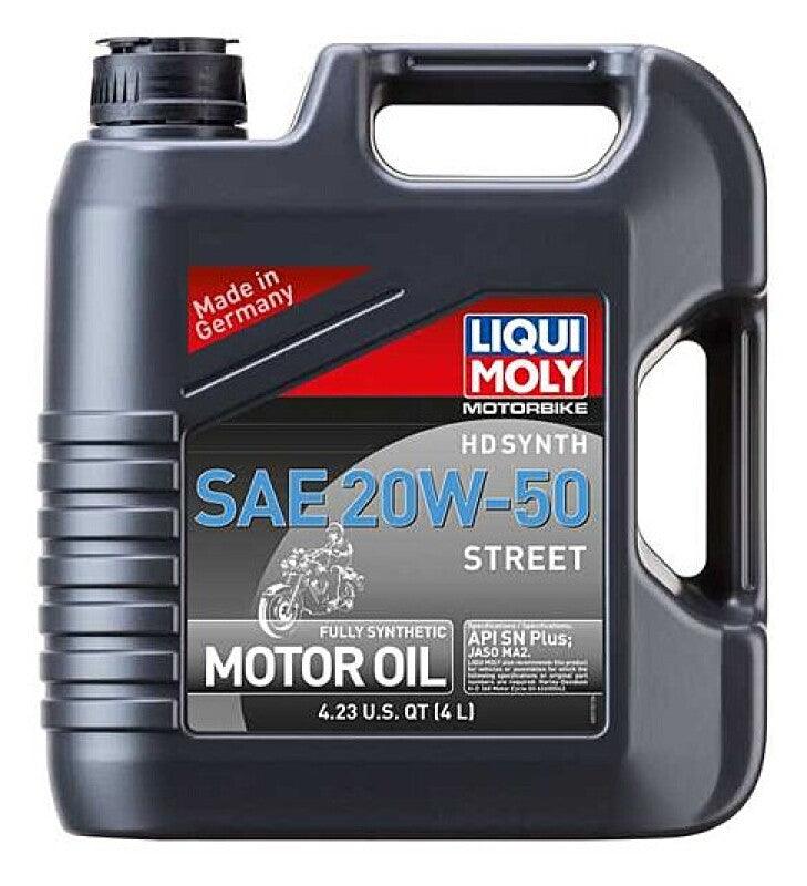 LIQUI MOLY 4L Motorbike HD Synth SAE 20W50 Street - Powersports Haven