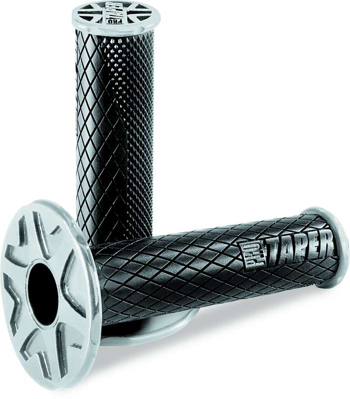 ProTaper Full Diamond Dual Density MX Grips - Black - Powersports Haven