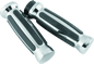 Bikers Choice 81-17 XL & Big Twin Dual Cable Chrome & Black Sensation Grips Pr - Powersports Haven