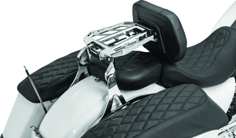 Kuryakyn Neo Driver & Passenger Backrest Chrome - Powersports Haven