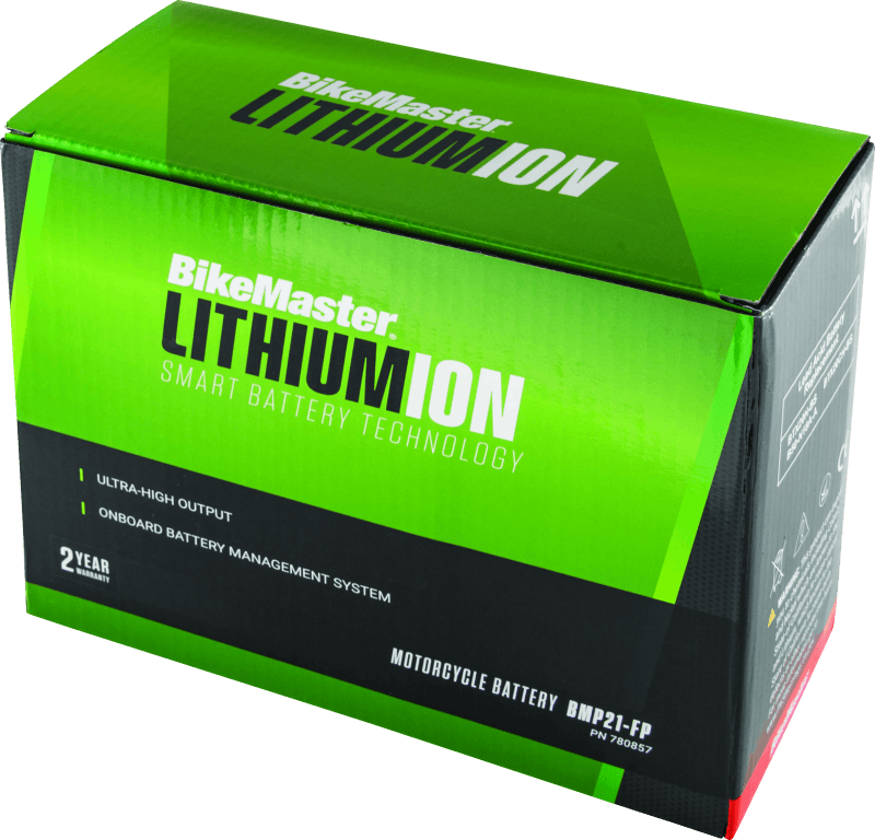 BikeMaster Lithium Ion 2.0 Battery BMP21-FP - Powersports Haven
