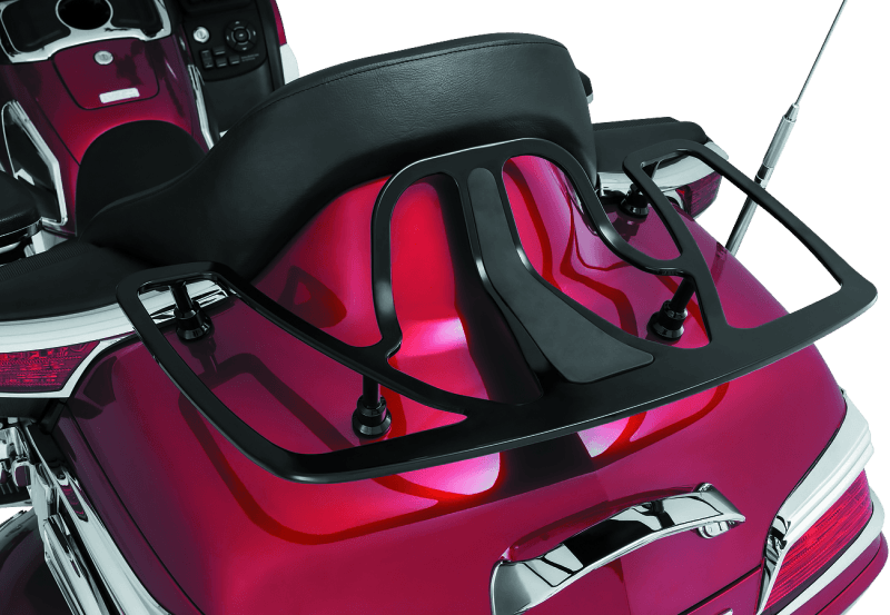 Kuryakyn Luggage Rack 01-22 Honda GL1800 Gloss Black - Powersports Haven