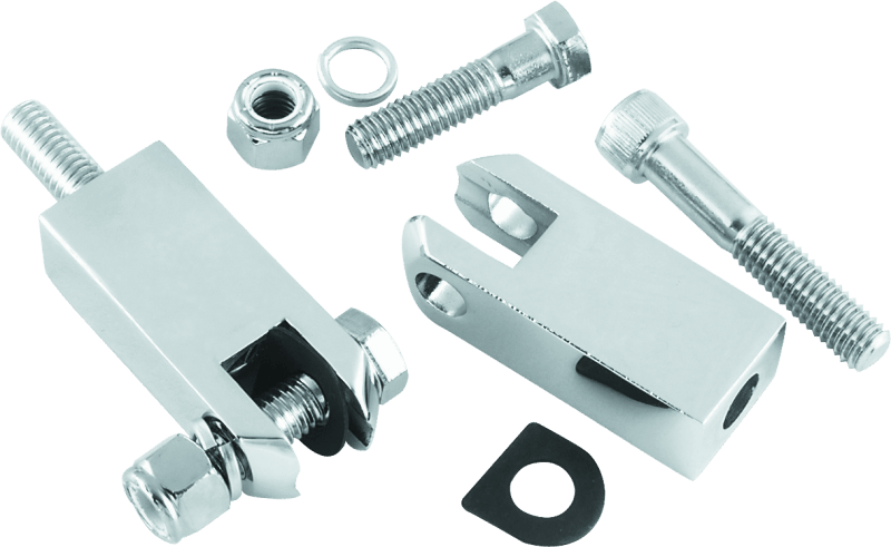 Bikers Choice 83-03 Sportster Chrome Passenger Peg Mount Kit Replaces H-D 50610-80T - Powersports Haven