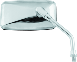 BikeMaster Universal Cruiser Mirror 10mm - Each - Stainless - Powersports Haven