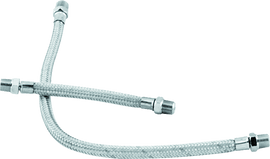 Bikers Choice 66-84 Shovelhead Braided Stainless Rocker Box Oil Line Set Replaces H-D 62783-66A - Powersports Haven