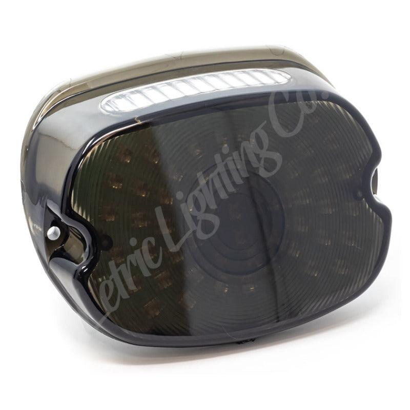 Letric Lighting 99-23 Square Back Model SO-LO Slantback Low-Profile LED Taillight - Smoke Lens - Powersports Haven