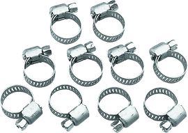Bikers Choice Stainless Steel Mini Clamp 10 Pk - Powersports Haven