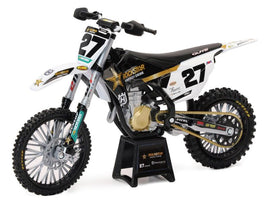 New Ray Toys Husqvarna Rockstar FC450 Team (Malcolm Stewart #27)/ Scale - 1:12 - Powersports Haven