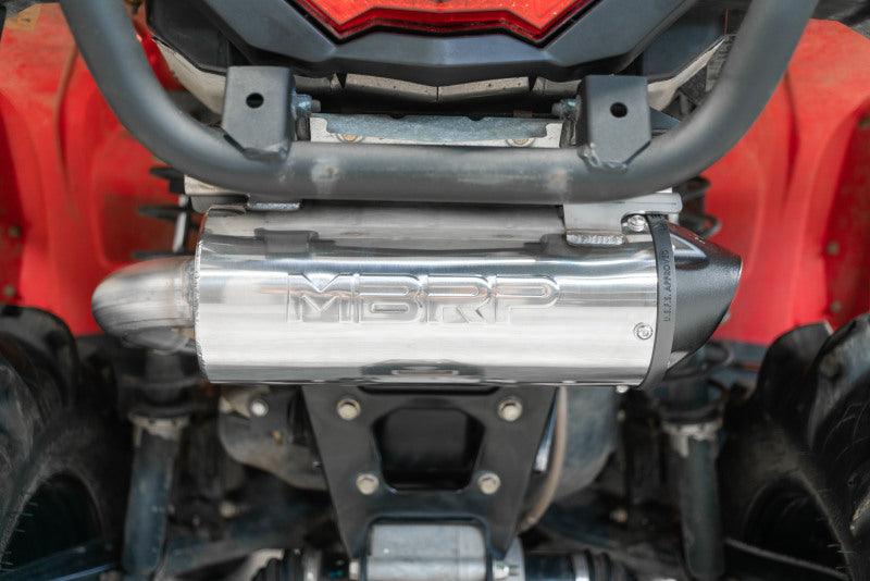 MBRP 15-Up Can-Am OUtlander 450/500/570 US Market Only 5in Performance Series T304 Slip-on Exhaust - Powersports Haven