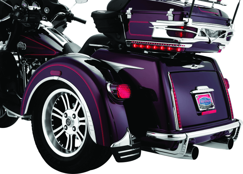 Kuryakyn Rear Mud Flaps For Trikes Chrome - Powersports Haven