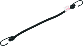 BikeMaster Bungee 18in Heavy Duty 2 Hook Black - Powersports Haven