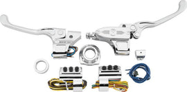 Performance Machine 9/16 Hand Cntrl Set Cbl - Chrome - Powersports Haven