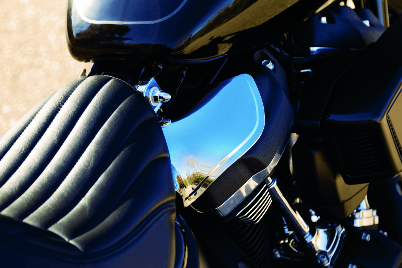 Kuryakyn Saddle Shields Heat Deflectors 18-Up Softail Models Smoke - Powersports Haven