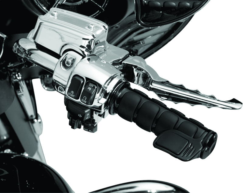 Kuryakyn Contoured ISO Throttle Boss Black - Powersports Haven