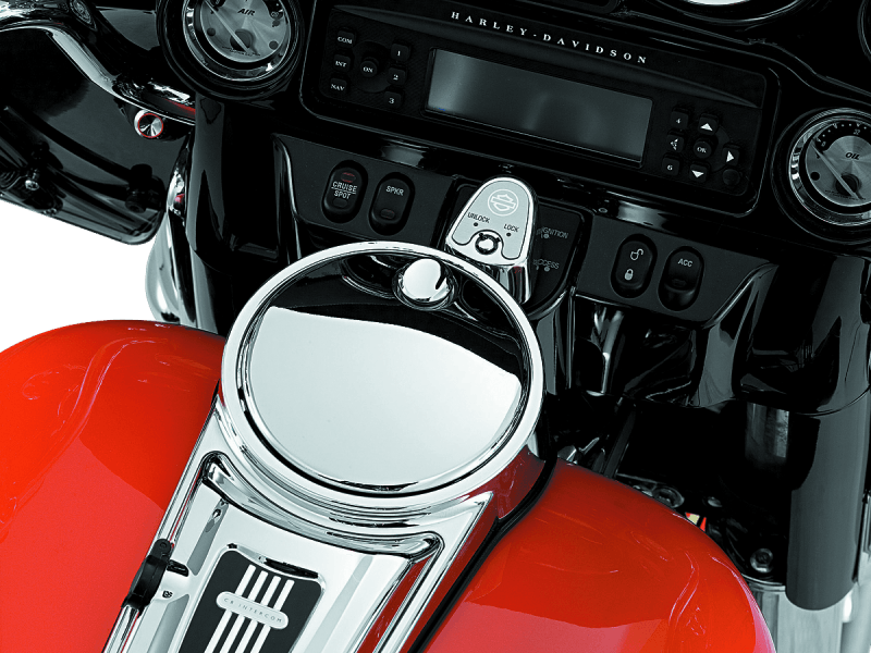 Kuryakyn Push-Button Fuel Door Latch Chrome - Powersports Haven