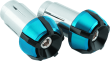Load image into Gallery viewer, BikeMaster Anti-Vibration Bar Ends - Black/Blue - Powersports Haven
