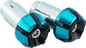 BikeMaster Anti-Vibration Bar Ends - Black/Blue - Powersports Haven