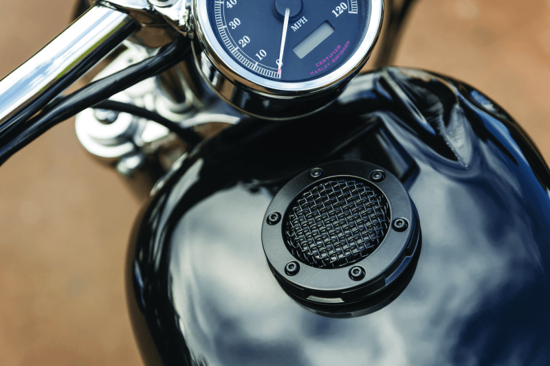 Kuryakyn Mesh Gas Cap Vented Black - Powersports Haven