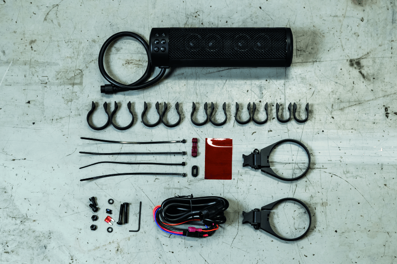 Kuryakyn Road Thunder Plus Sound Bar Satin Black - Powersports Haven