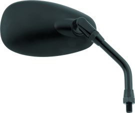 BikeMaster American Mirror 10mm Matte - Each - Black - Powersports Haven