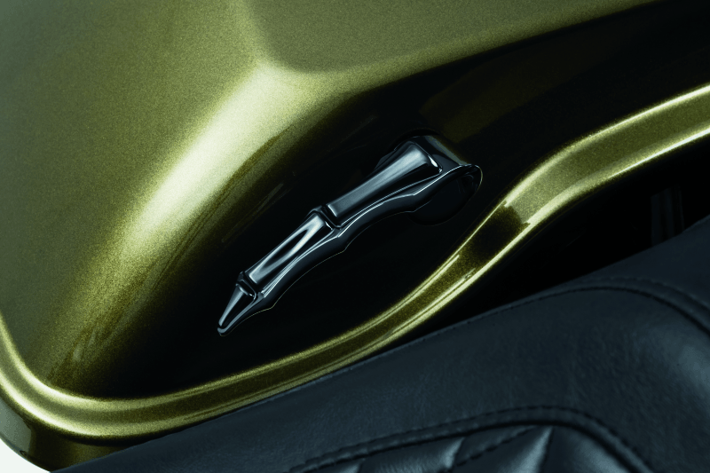 Kuryakyn Zombie Saddlebag Latch Handle Black - Powersports Haven