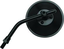 Load image into Gallery viewer, BikeMaster 4in Adjustable Round Mirror 10mm - Each - Black - Powersports Haven