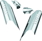 Kuryakyn Lower Leg Deflector Shields 00-13 Touring Chrome - Powersports Haven