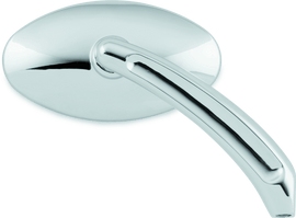 Bikers Choice 65-Up Chrome Oval Mirrors 65-Up Custom Pair - Powersports Haven