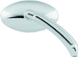 Bikers Choice 65-Up Chrome Oval Mirrors 65-Up Custom Pair - Powersports Haven