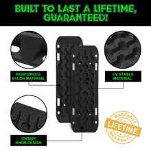 Load image into Gallery viewer, Rhino USA Recovery Traction Boards - Black (Pair) - Powersports Haven
