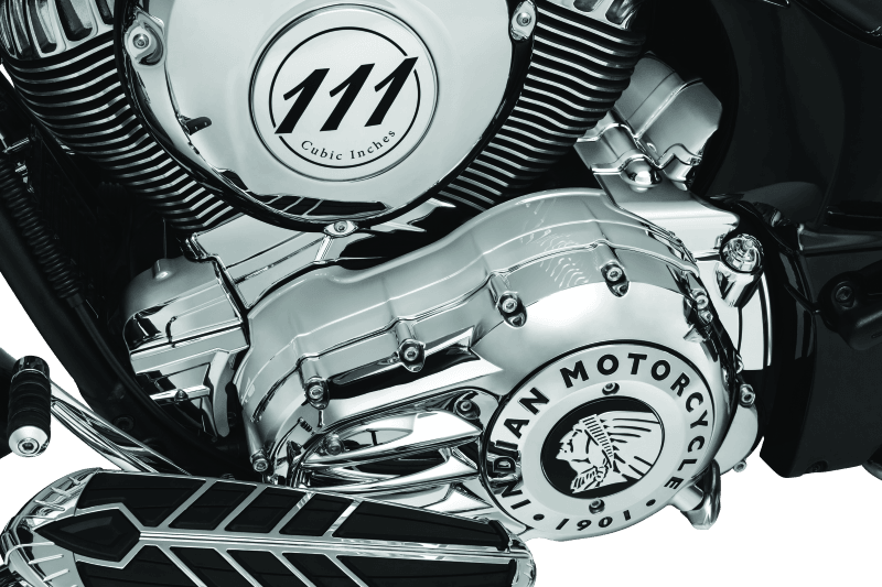 Kuryakyn Cylinder Base Cover Indian Models Chrome - Powersports Haven